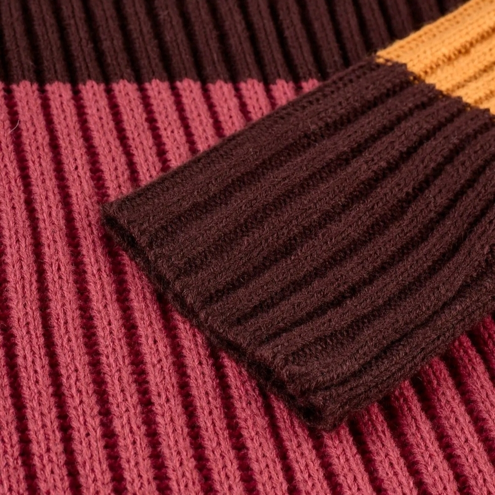 Striped Multicolor Knit Dress - Picture 5 of 6